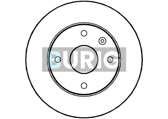 Burig féktárcsa - B010492 - TothCarparts