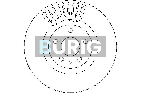 Burig féktárcsa - B010934 - TothCarparts
