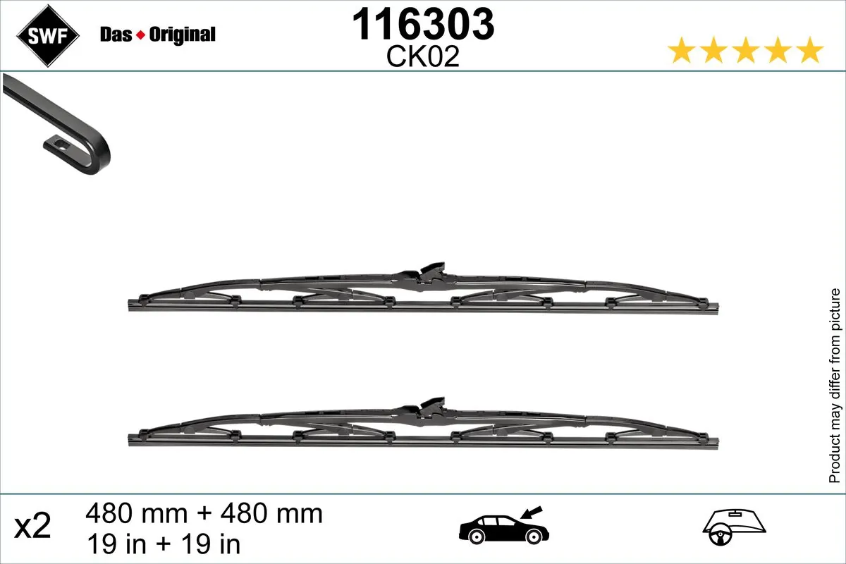 SWF törlőlapát - 116303 - TothCarparts