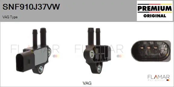FLAMAR Érzékelő, kipufogógáz-nyomás - SNF910J37VW - TothCarparts