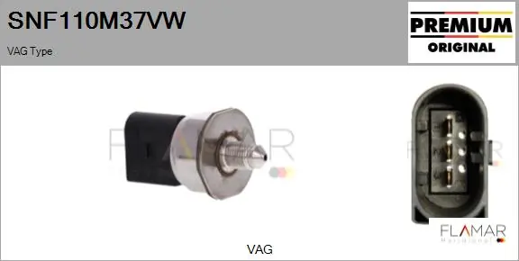 FLAMAR érzékelő, üzemanyag nyomás - SNF110M37VW - TothCarparts