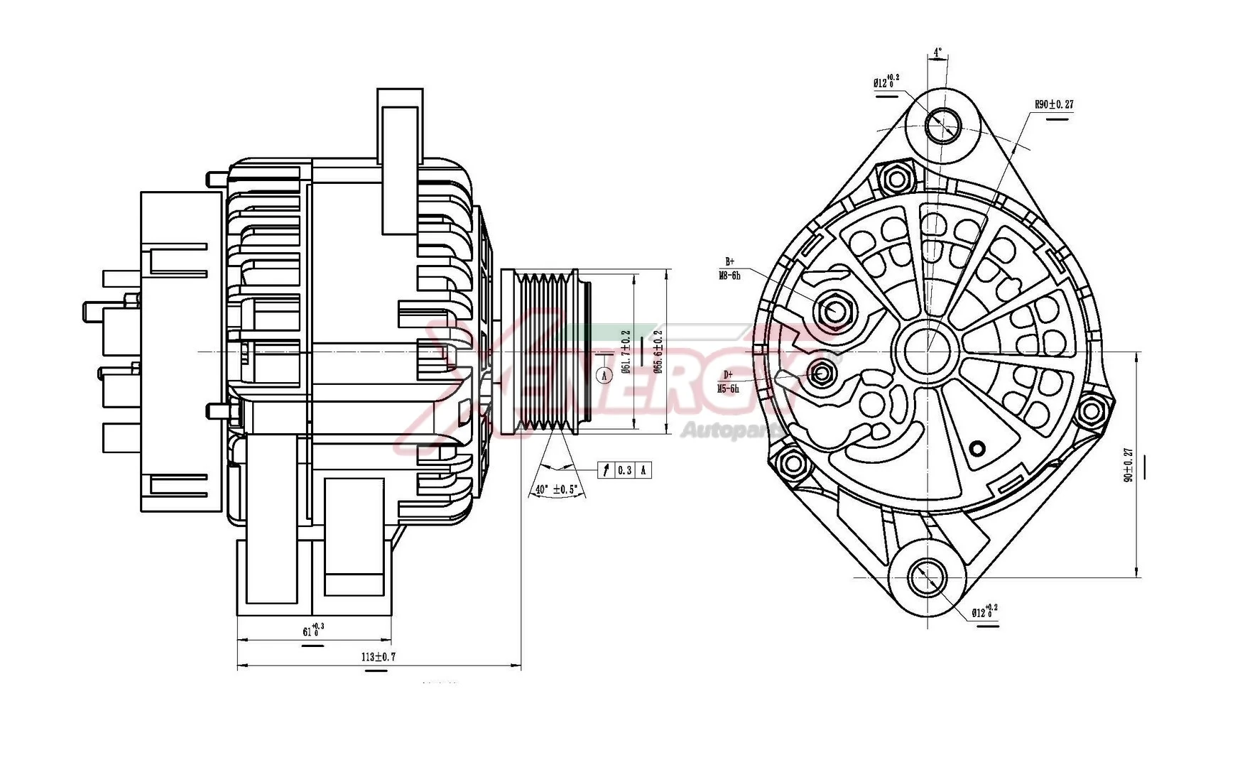 AP XENERGY generátor - XAL18030AD - TothCarparts