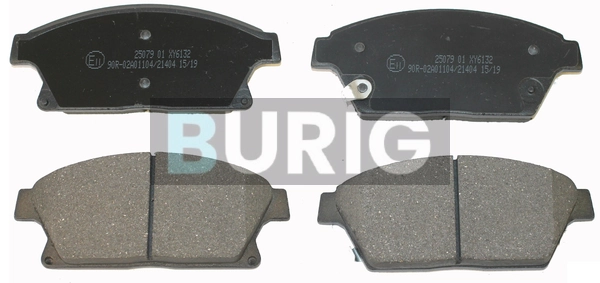 Burig fékbetétkészlet, tárcsafék - B020040 - TothCarparts