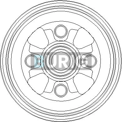 Burig fékdob - B040061 - TothCarparts