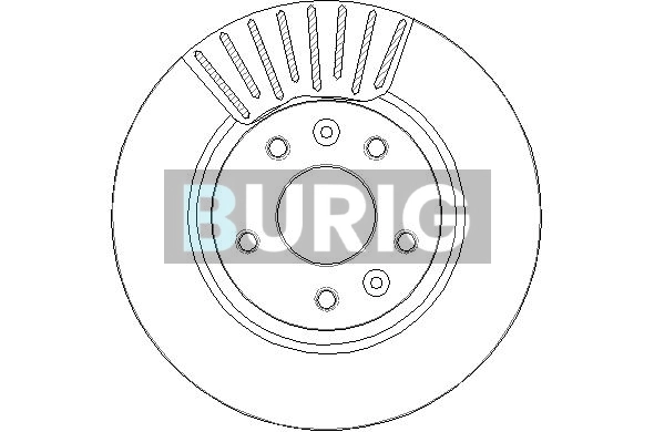 Burig féktárcsa - B010121 - TothCarparts