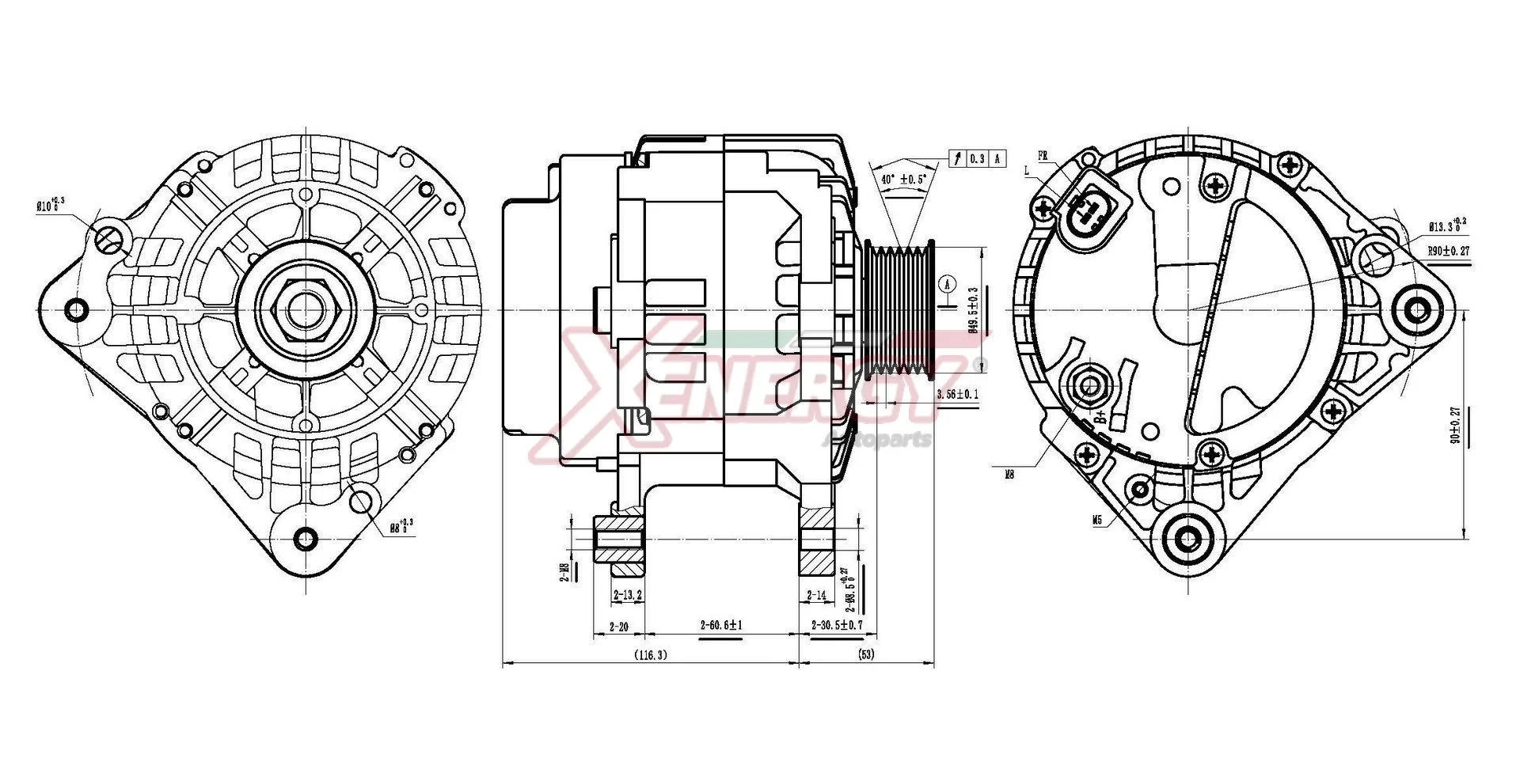 AP XENERGY generátor - XAL20815AD - TothCarparts