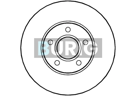 Burig féktárcsa - B010013 - TothCarparts