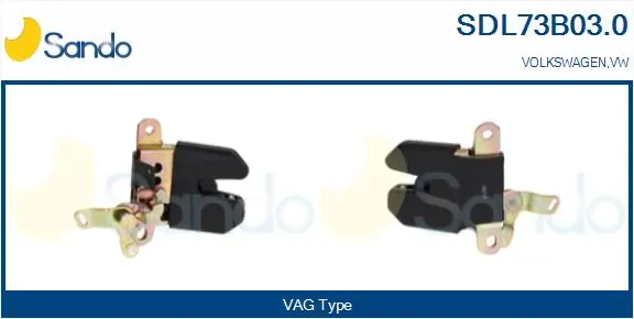 SANDO Hátsó csapóajtó zár - SDL73B03.0 - TothCarparts