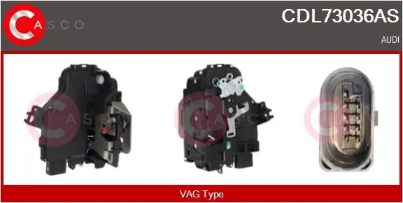 CASCO Ajtózár - CDL73036AS - TothCarparts