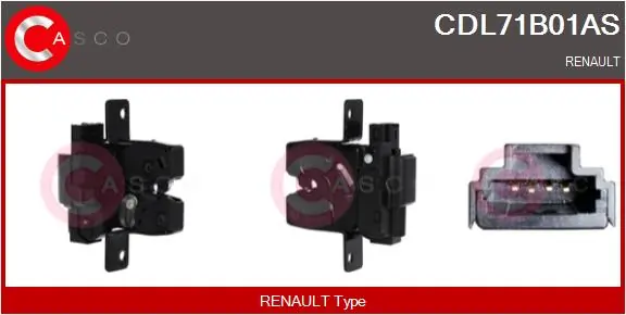 CASCO Hátsó csapóajtó zár - CDL71B01AS - TothCarparts