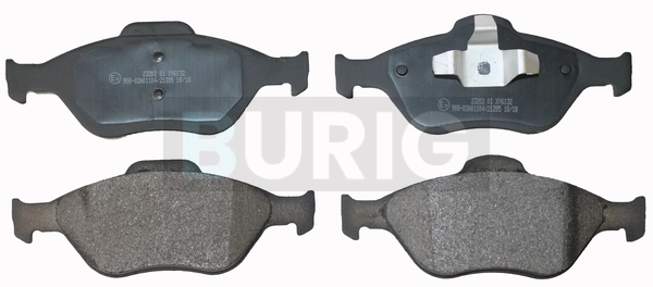 Burig fékbetétkészlet, tárcsafék - B020017 - TothCarparts