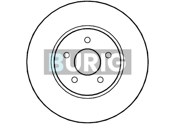 Burig féktárcsa - B010028 - TothCarparts
