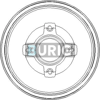 Burig fékdob - B040120 - TothCarparts
