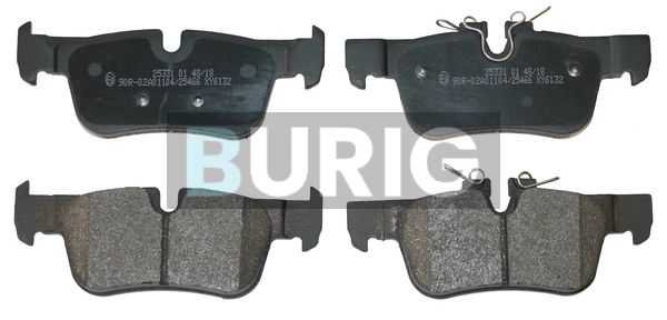 Burig fékbetétkészlet, tárcsafék - B020334 - TothCarparts
