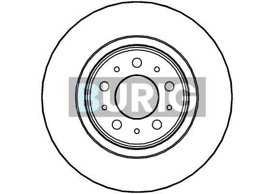 Burig féktárcsa - B010729 - TothCarparts