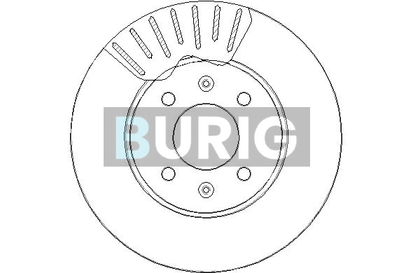 Burig féktárcsa - B010466 - TothCarparts