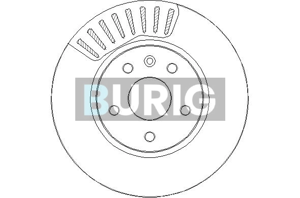 Burig féktárcsa - B010184 - TothCarparts