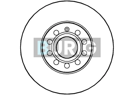 Burig féktárcsa - B010015 - TothCarparts
