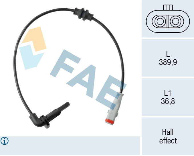 FAE érzékelő, kerékfordulatszám - 78675 - TothCarparts