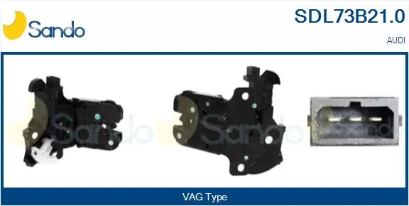 SANDO Hátsó csapóajtó zár - SDL73B21.0 - TothCarparts
