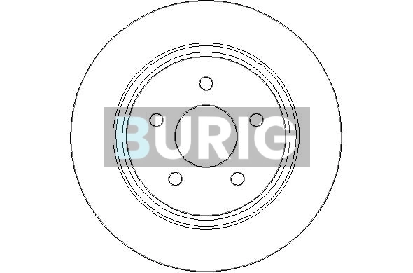 Burig féktárcsa - B010127 - TothCarparts