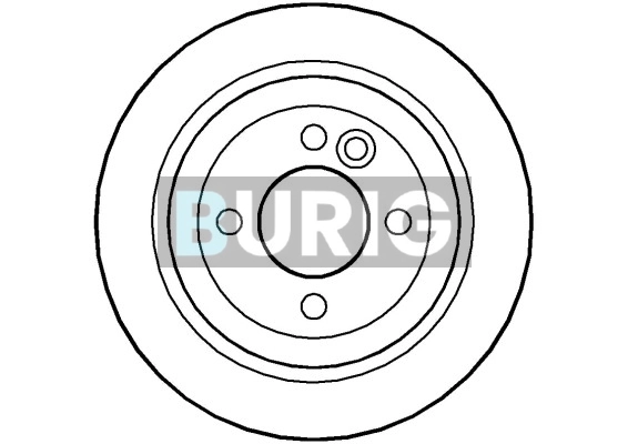 Burig féktárcsa - B010045 - TothCarparts