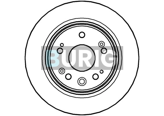 Burig féktárcsa - B010652 - TothCarparts