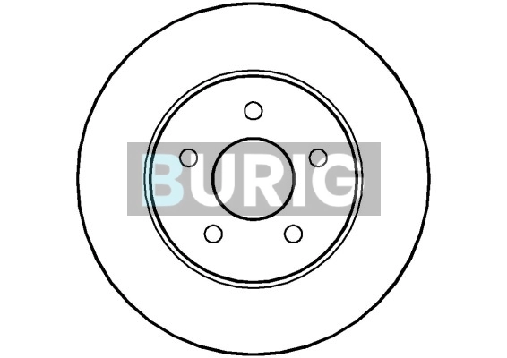 Burig féktárcsa - B010061 - TothCarparts