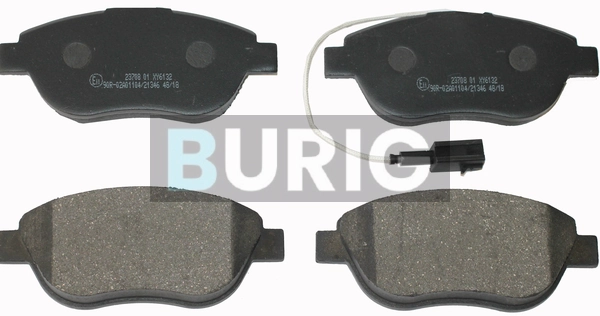 Burig fékbetétkészlet, tárcsafék - B020124 - TothCarparts