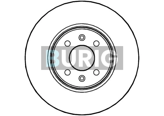 Burig féktárcsa - B010029 - TothCarparts