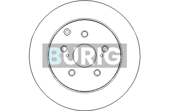 Burig féktárcsa - B010744 - TothCarparts