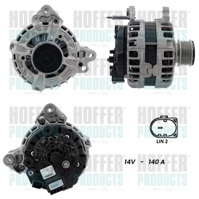 HOFFER generátor - H55101353G - TothCarparts