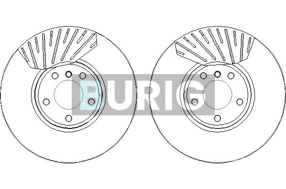 Burig féktárcsa - B011225 - TothCarparts