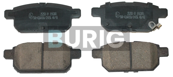 Burig fékbetétkészlet, tárcsafék - B020280 - TothCarparts