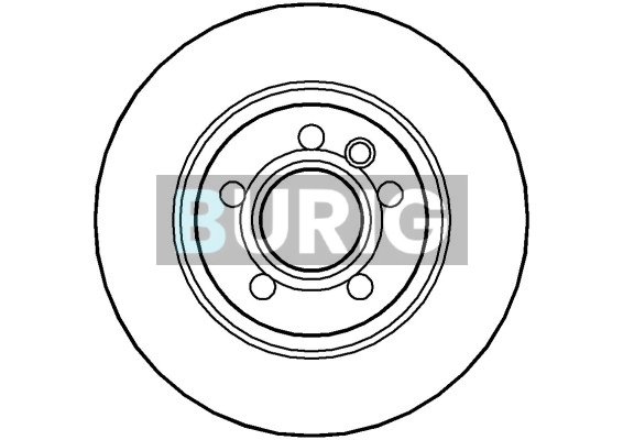 Burig féktárcsa - B010850 - TothCarparts