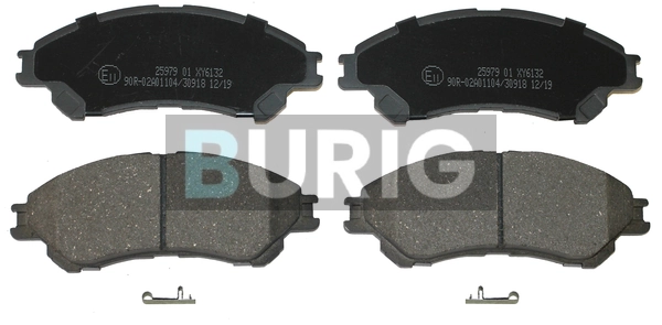 Burig fékbetétkészlet, tárcsafék - B020409 - TothCarparts