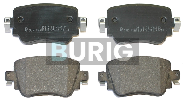 Burig fékbetétkészlet, tárcsafék - B020395 - TothCarparts