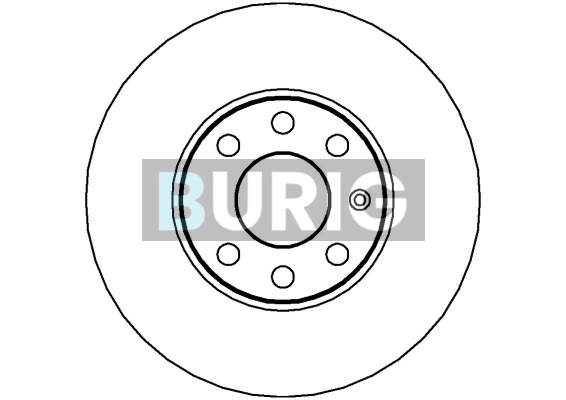 Burig féktárcsa - B011105 - TothCarparts