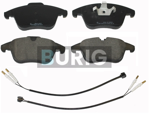 Burig fékbetétkészlet, tárcsafék - B020271 - TothCarparts