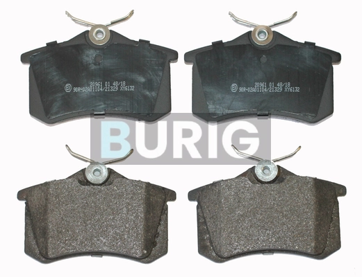 Burig fékbetétkészlet, tárcsafék - B020044 - TothCarparts