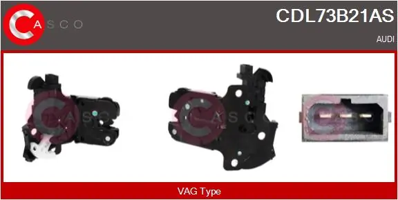 CASCO Hátsó csapóajtó zár - CDL73B21AS - TothCarparts