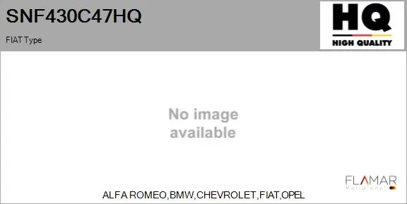 FLAMAR impulzusadó, főtengely - SNF430C47HQ - TothCarparts