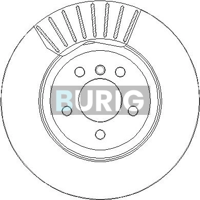 Burig féktárcsa - B011013 - TothCarparts