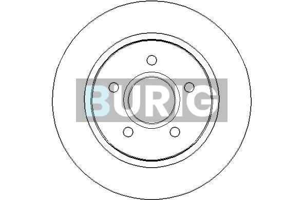 Burig féktárcsa - B010206 - TothCarparts