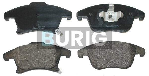 Burig fékbetétkészlet, tárcsafék - B020283 - TothCarparts