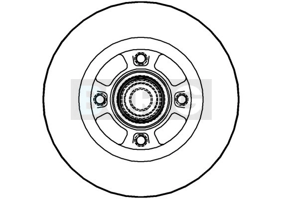 Burig féktárcsa - B010033 - TothCarparts