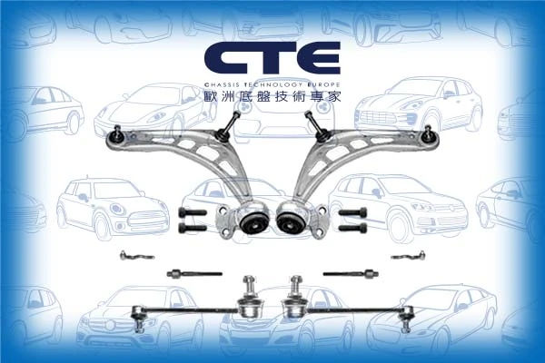 CTE Vezetőkarkészlet, kerékfelfüggesztés - COS09015 - TothCarparts