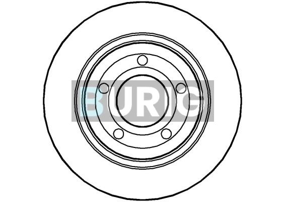 Burig féktárcsa - B010791 - TothCarparts