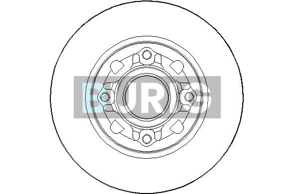Burig féktárcsa - B010062 - TothCarparts