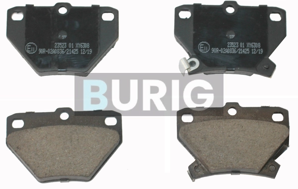 Burig fékbetétkészlet, tárcsafék - B020413 - TothCarparts